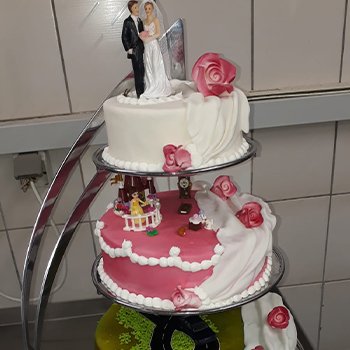 Bäckerei und Konditorei Dams Hochzeitstorte 4